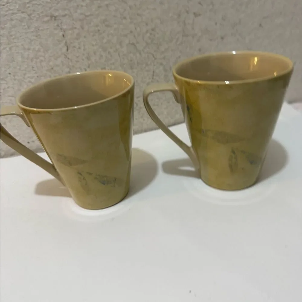 Pier one Antiqued mugs set of two